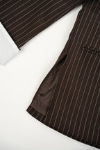 Blazer Oversize Risca Diplomática Chocolate