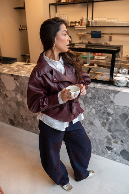 Kurtka Ecopele Bordeaux