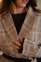 Blazer Oversize Xadrez