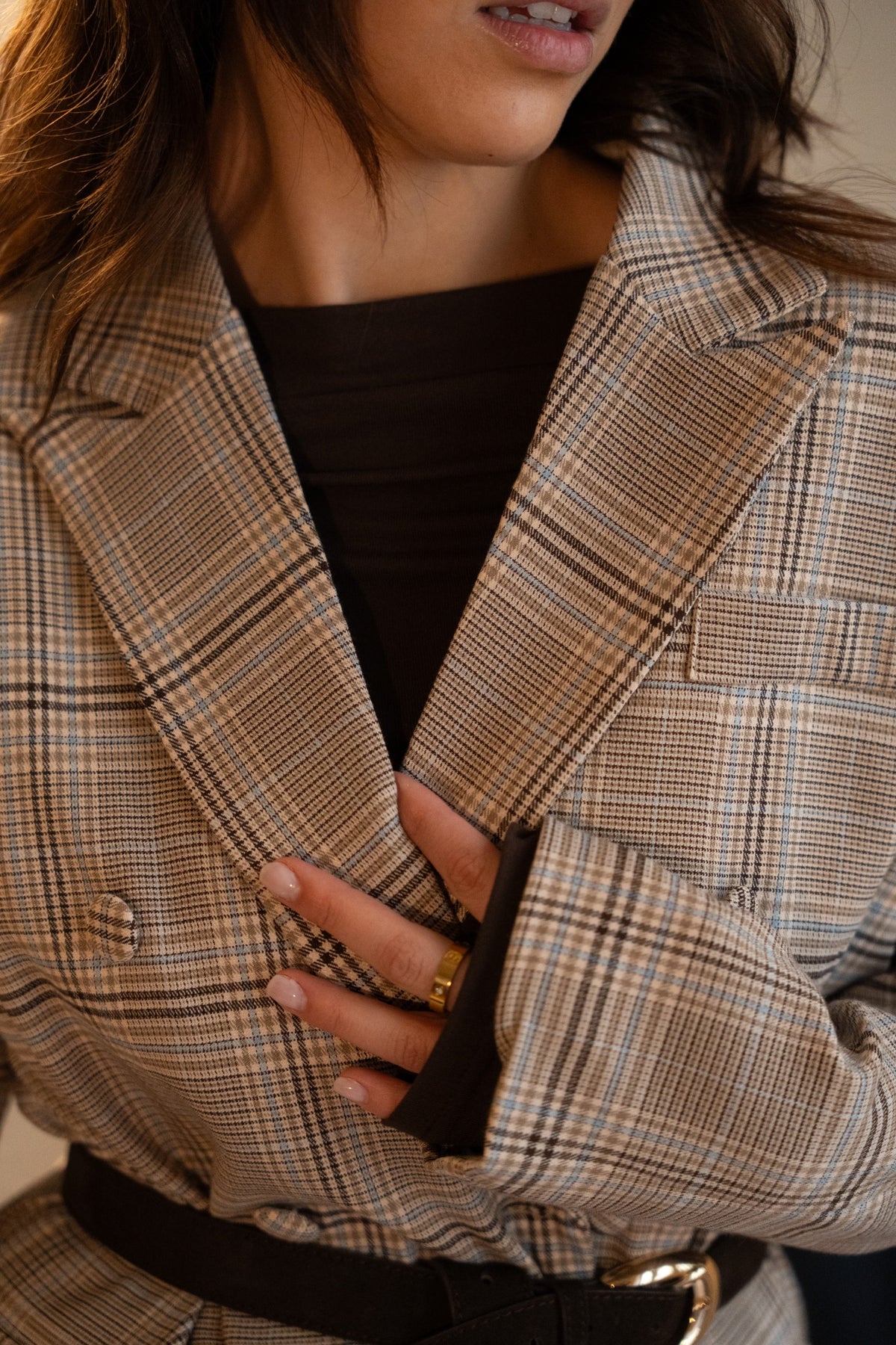 Blazer Oversize Xadrez