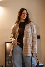 Blazer Oversize Xadrez