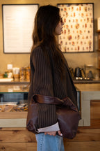 Blazer Oversize Risca Diplomática Chocolate