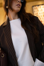 Blazer Oversize Risca Diplomática Chocolate
