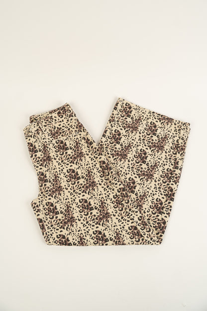 Pantalones de leopardo con globos