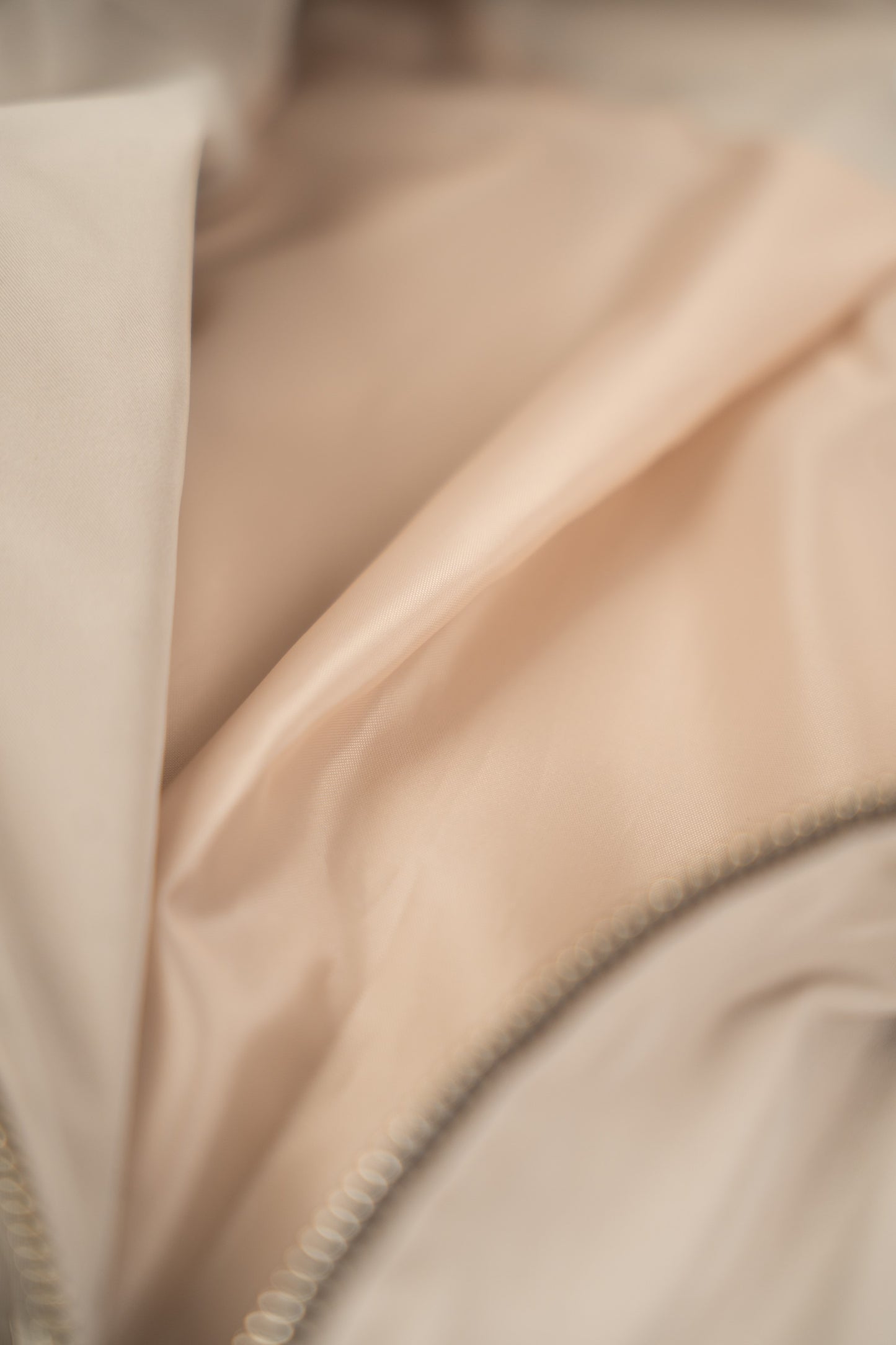 Trench Coat with Contrast Gray Collar