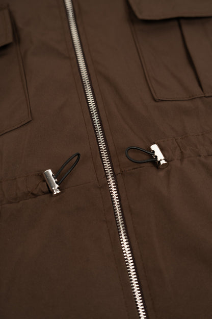 Trench Gola Contrasto Cioccolato