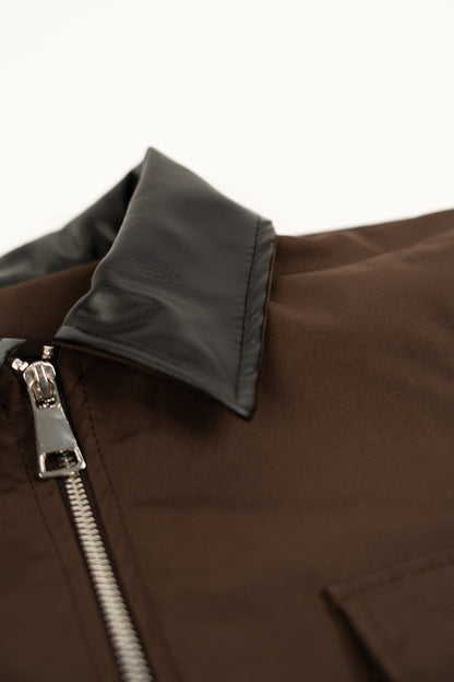 Trench Gola Contrasto Cioccolato