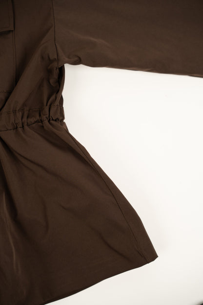 Trench Gola Contrasto Cioccolato