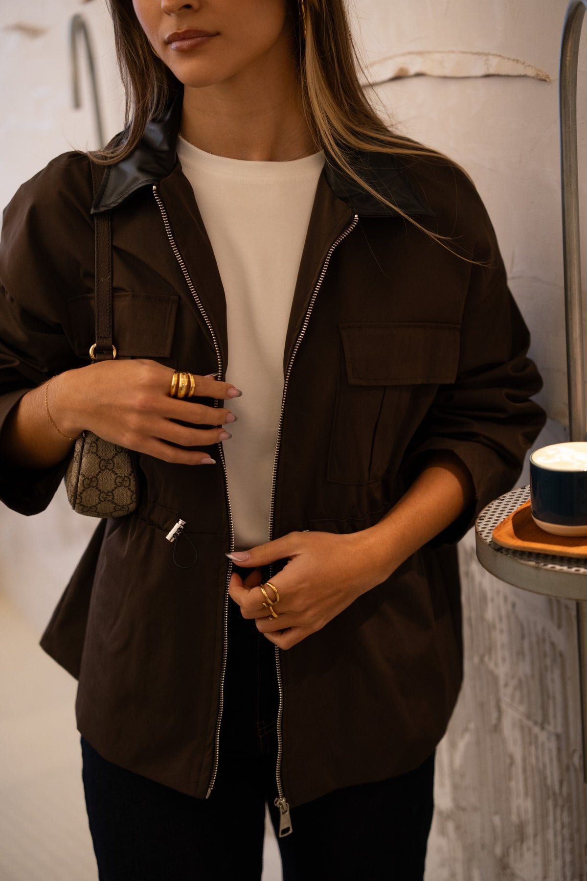 Trench Gola Contrast Chocolate