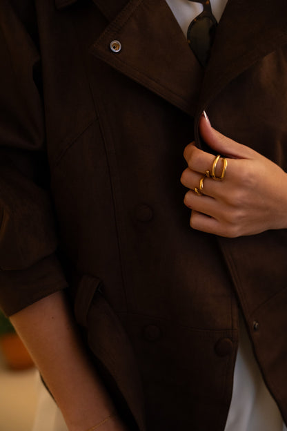 Skórzana kurtka Peach Chocolate