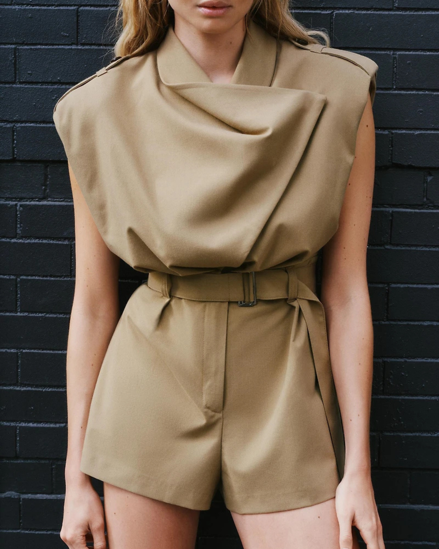 Combinaison croisée vert militaire