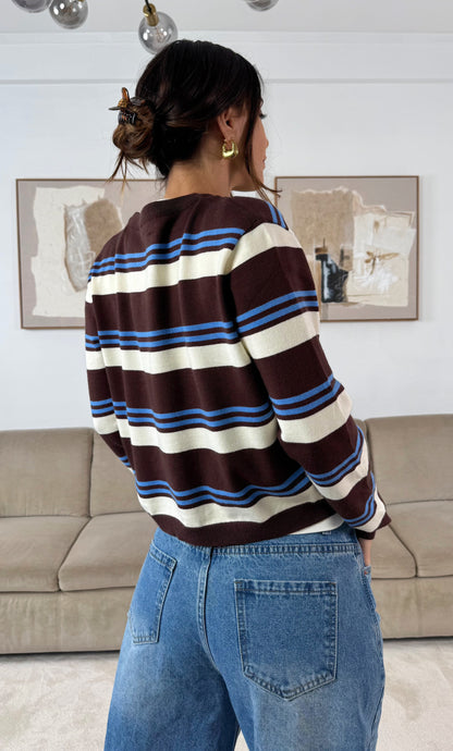 Striped Knit Jacket