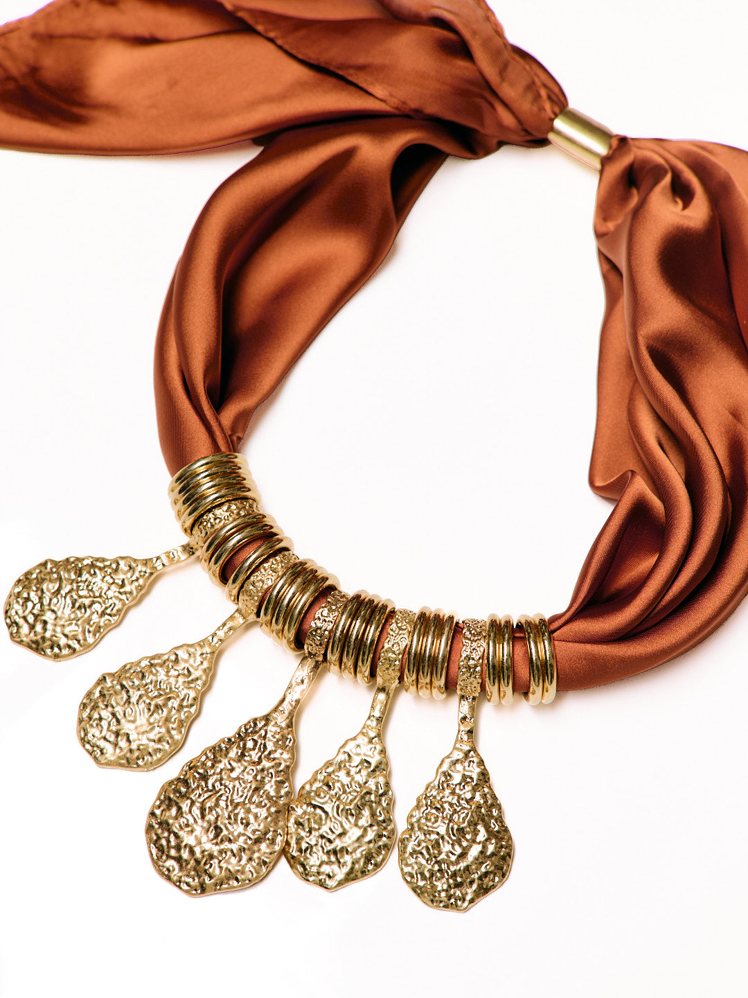 Colar Lenço Terracota