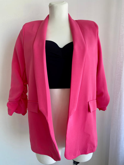 Blazer manga repuxada