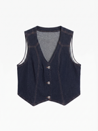 Gilet in denim