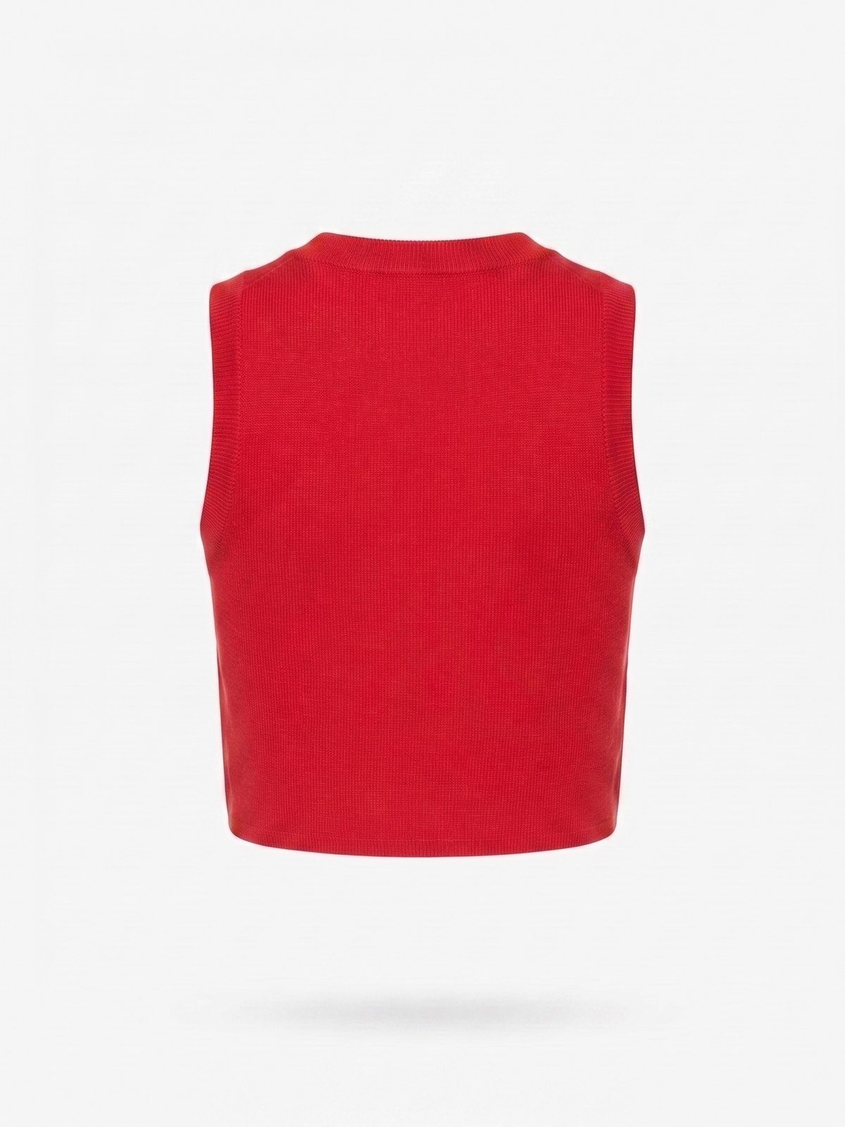 Top Canelado Vermelho
