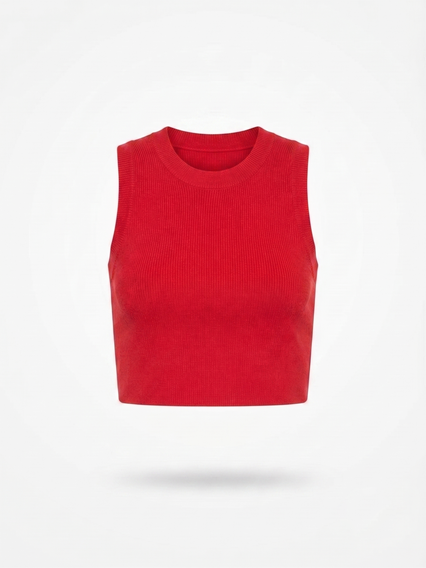 Top Canelado Vermelho