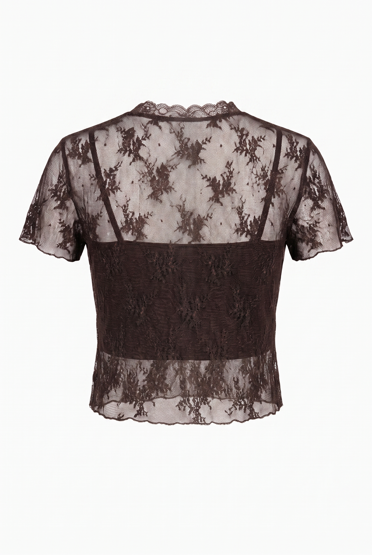 T shirt Renda Chocolate