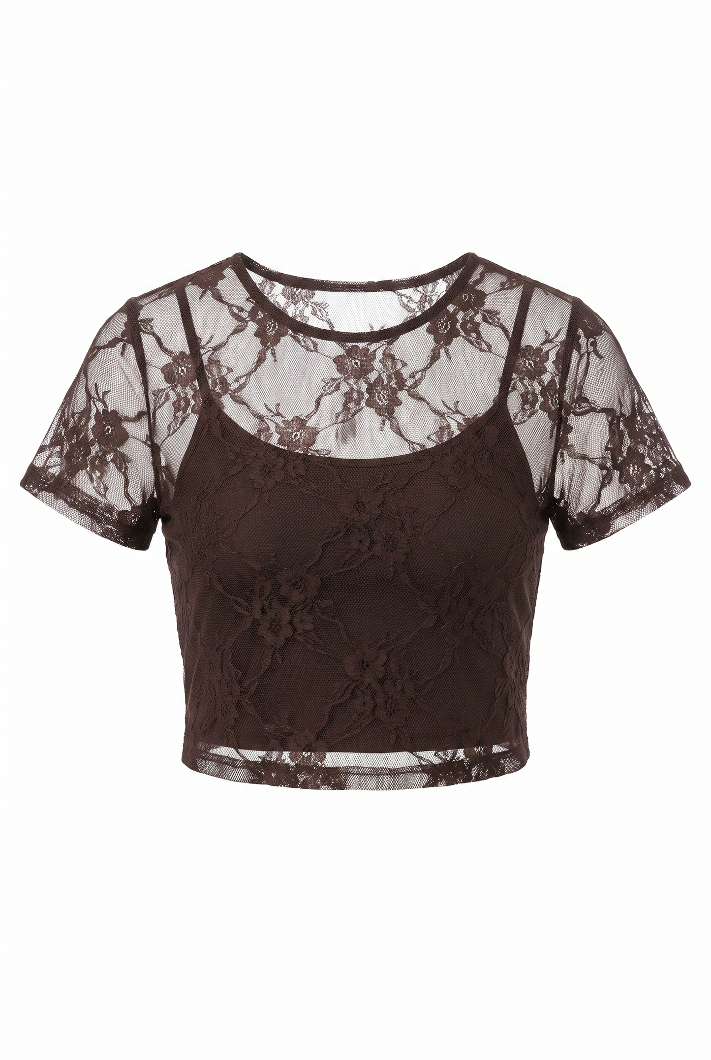 T shirt Renda Chocolate