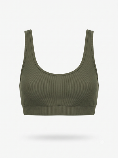Conjunto Canelado Verde Militar