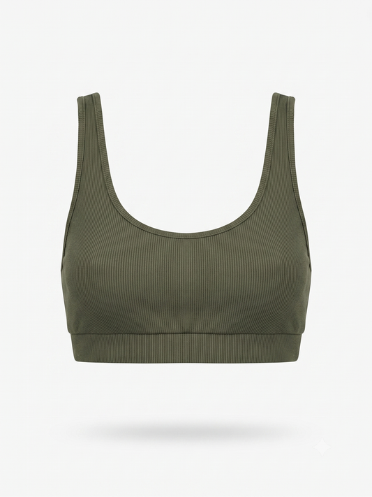 Conjunto Canelado Verde Militar