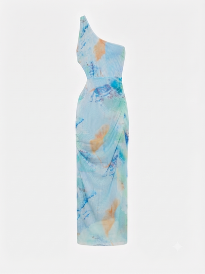 Blaues Kleid
