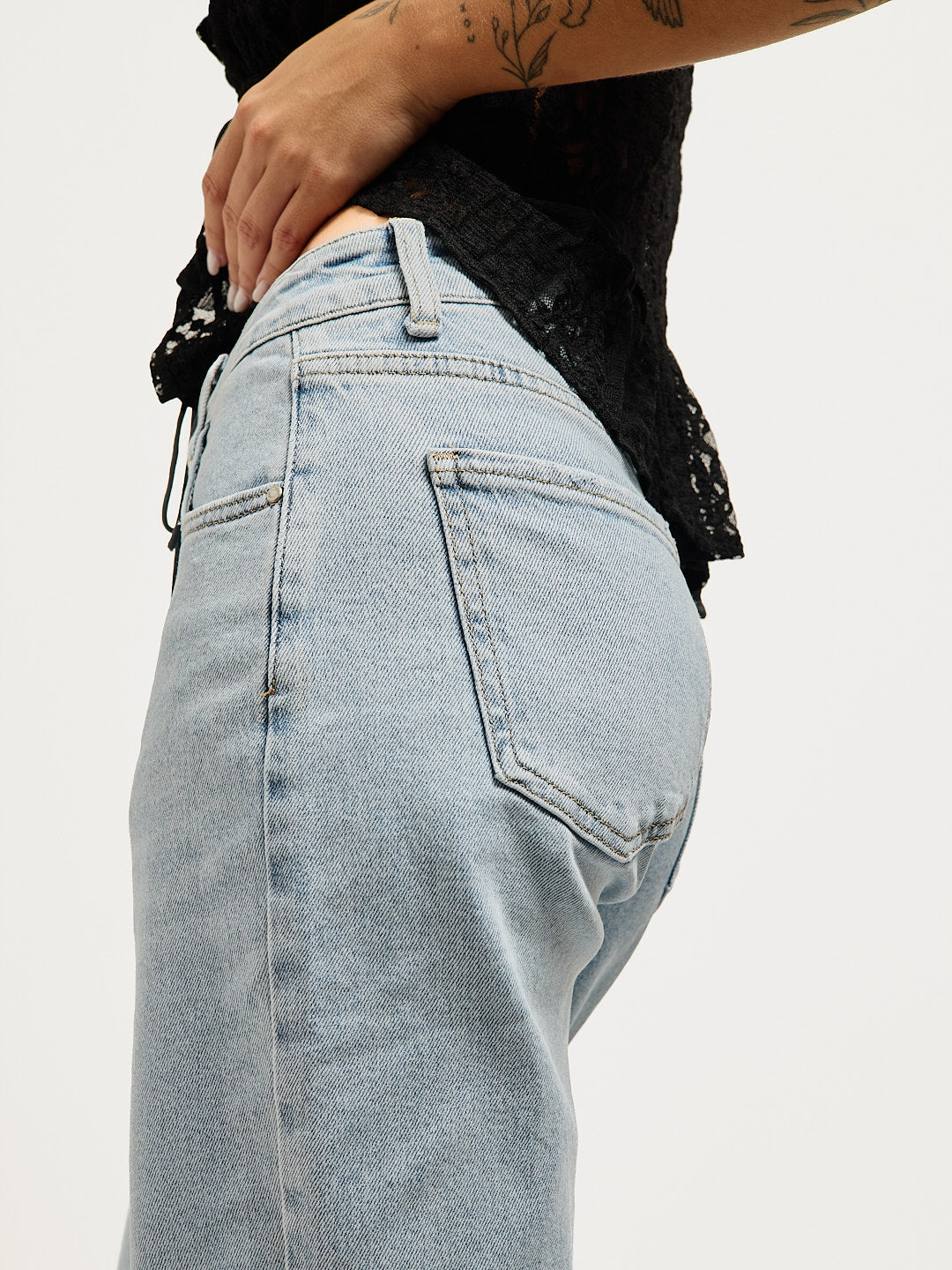 Mom Fit Jeans Light Denim