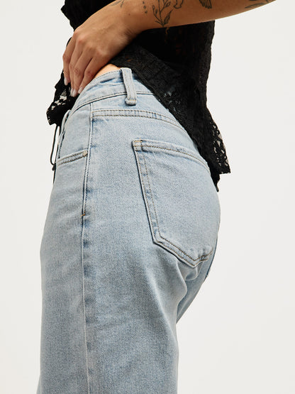 Mom Fit Jeans Light Denim