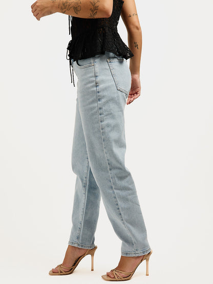 Mom Fit Jeans Light Denim