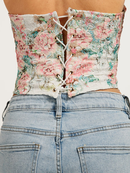 Broderie Lace Corset