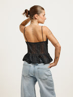 Top Renda Preto