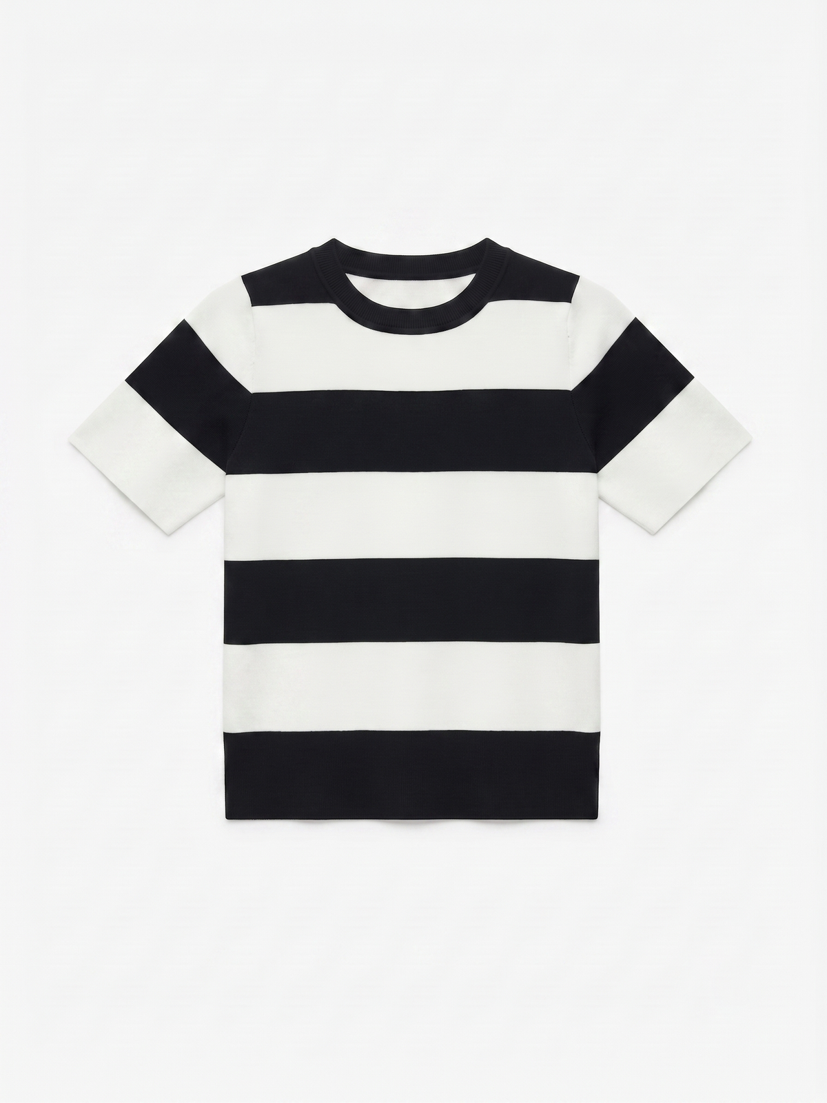 T-shirts Riscas Preto e Branco