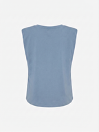 Koszulka Oversize Ombreiras Azul
