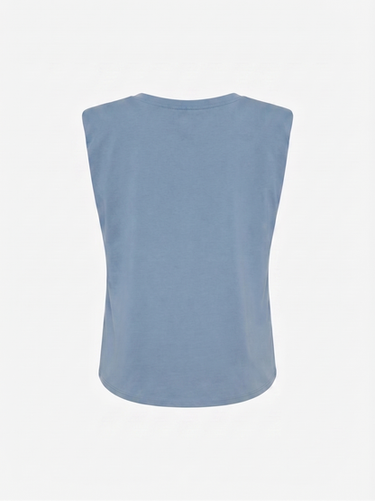 T-shirt Oversize Ombreiras Azul