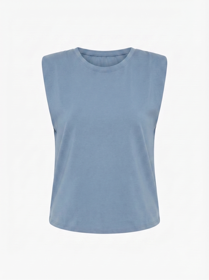 T-shirt Oversize Ombreiras Azul