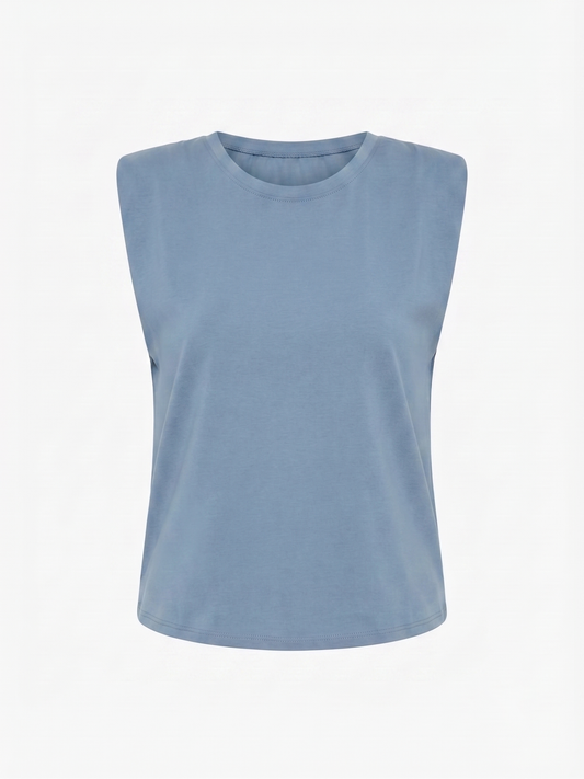 T-shirt Oversize Ombreiras Azul