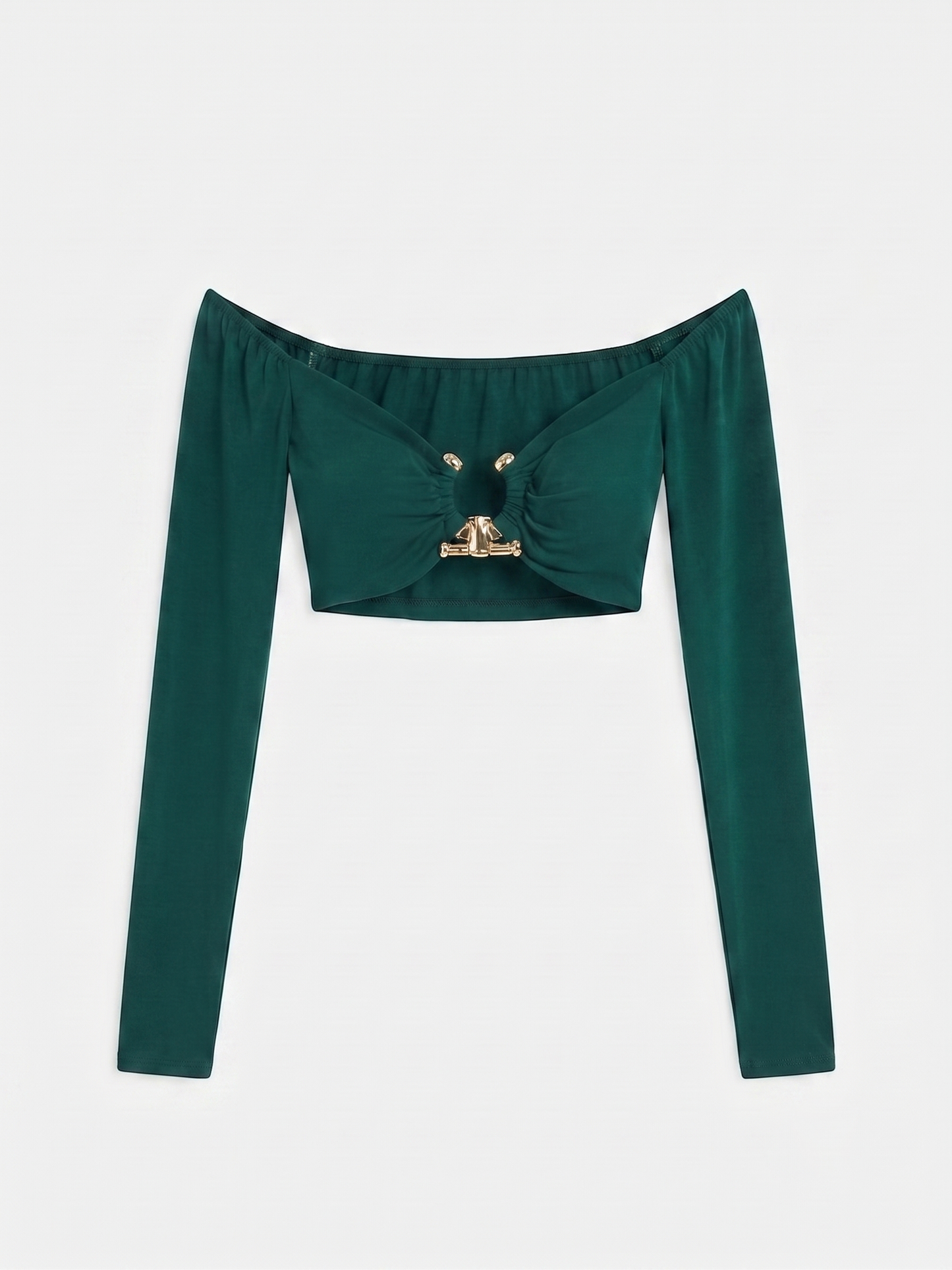 top corto verde