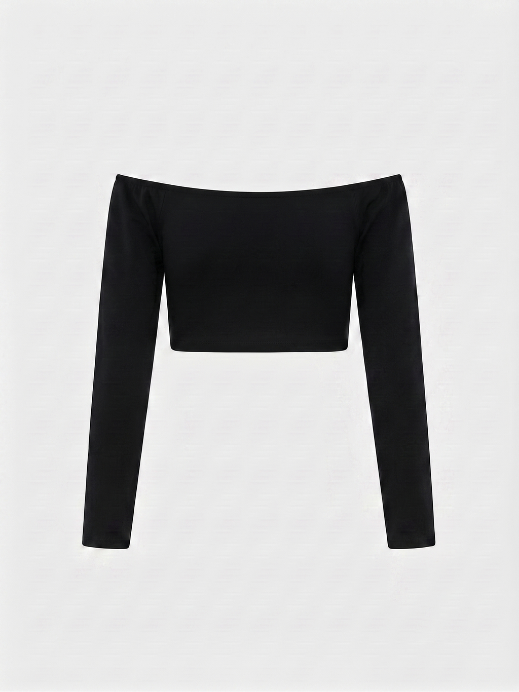 Crop Top Pingente Preto