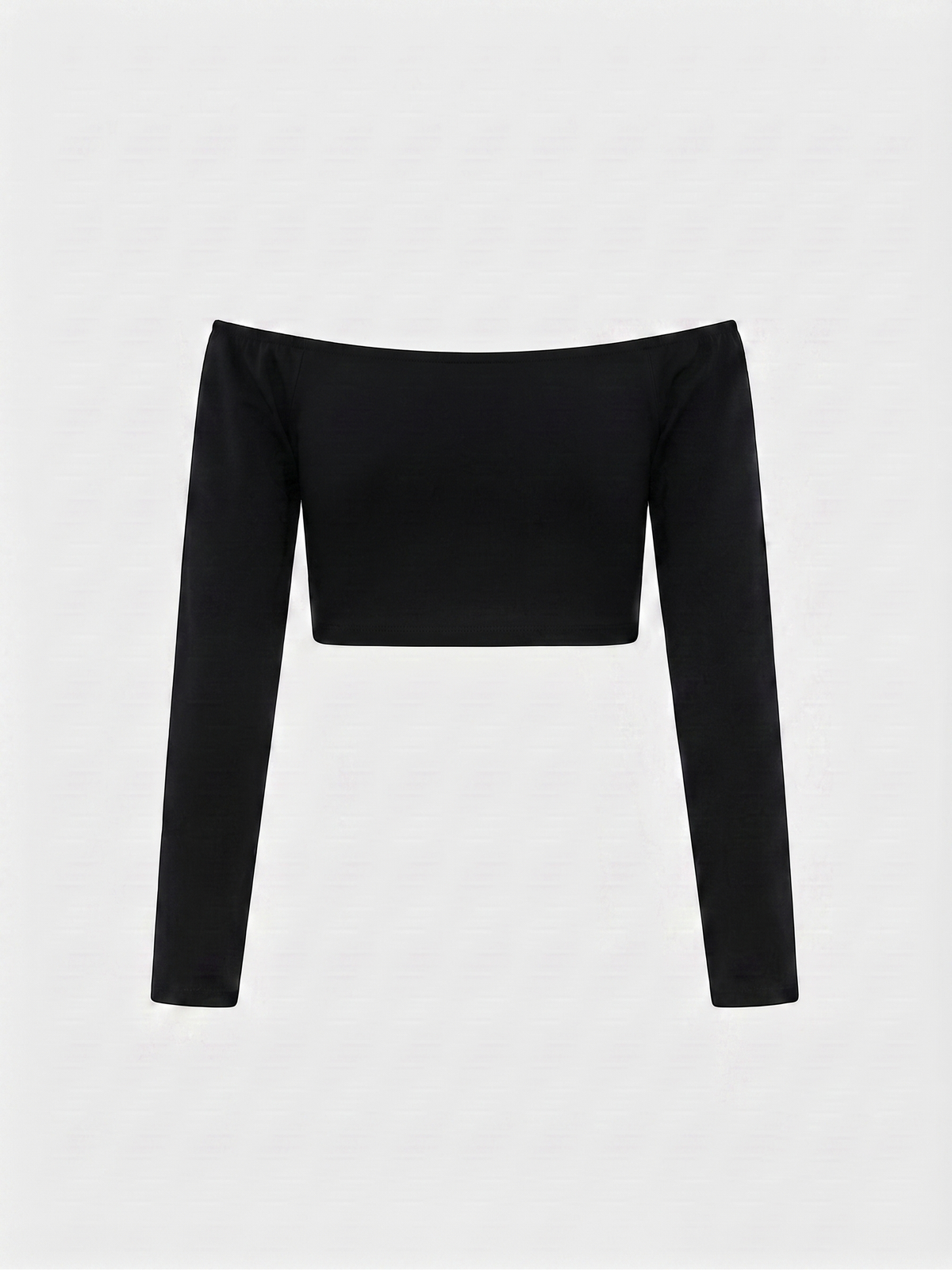 Crop Top Pingente Preto
