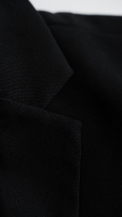 Black Oversized Farmhouse Blazer