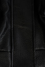 Blusão Ecopele Texturizada Preto