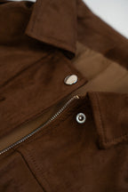 Giubbotto bomber marrone nocciola