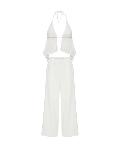 Conjunto Top Branco