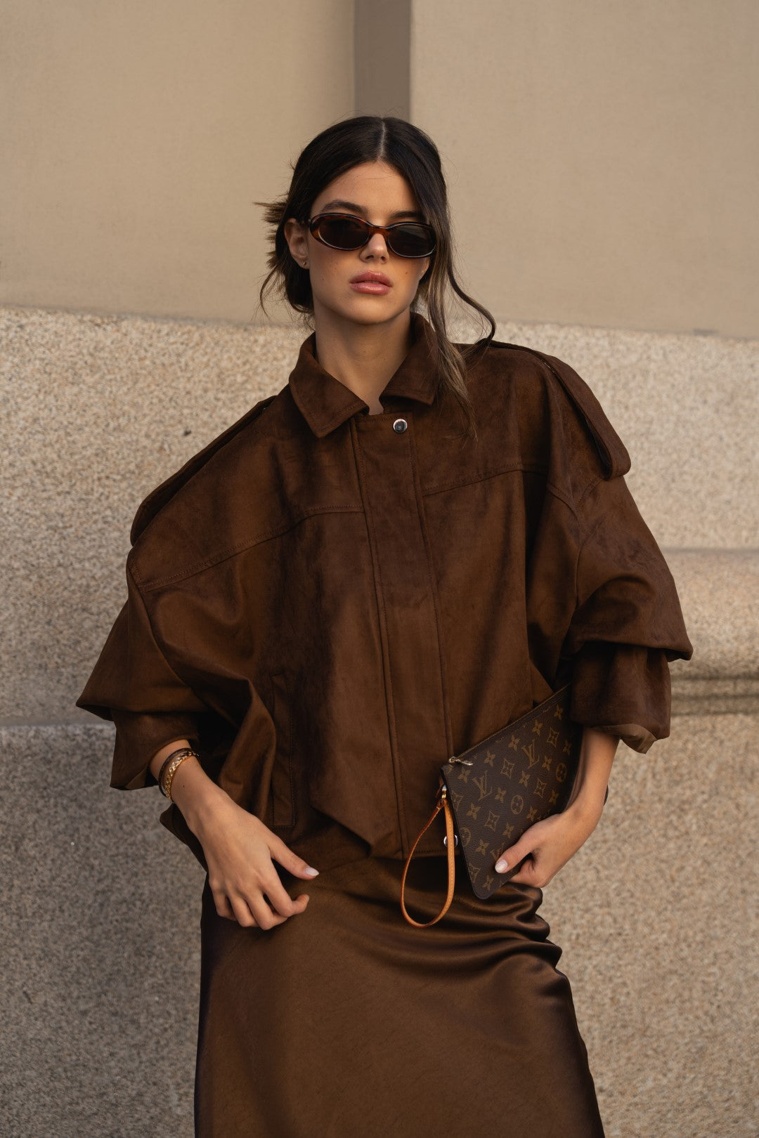 Bomber Castanho Avelã