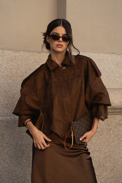 Bomber Castanho Avelã