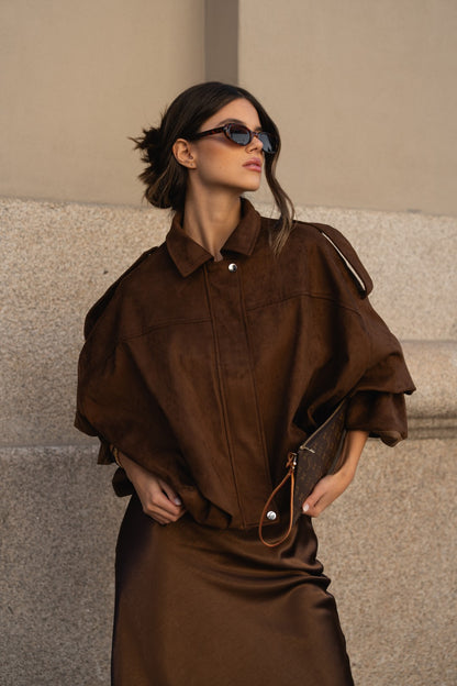 Bomber Castanho Avelã