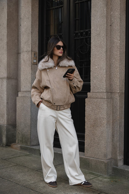 Tailored cut farm trousers