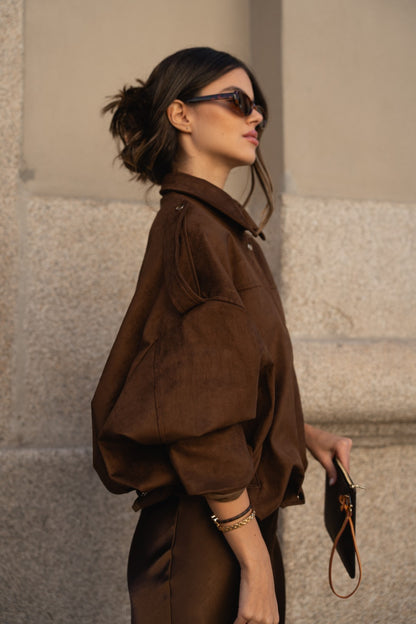 Bomber Castanho Avelã