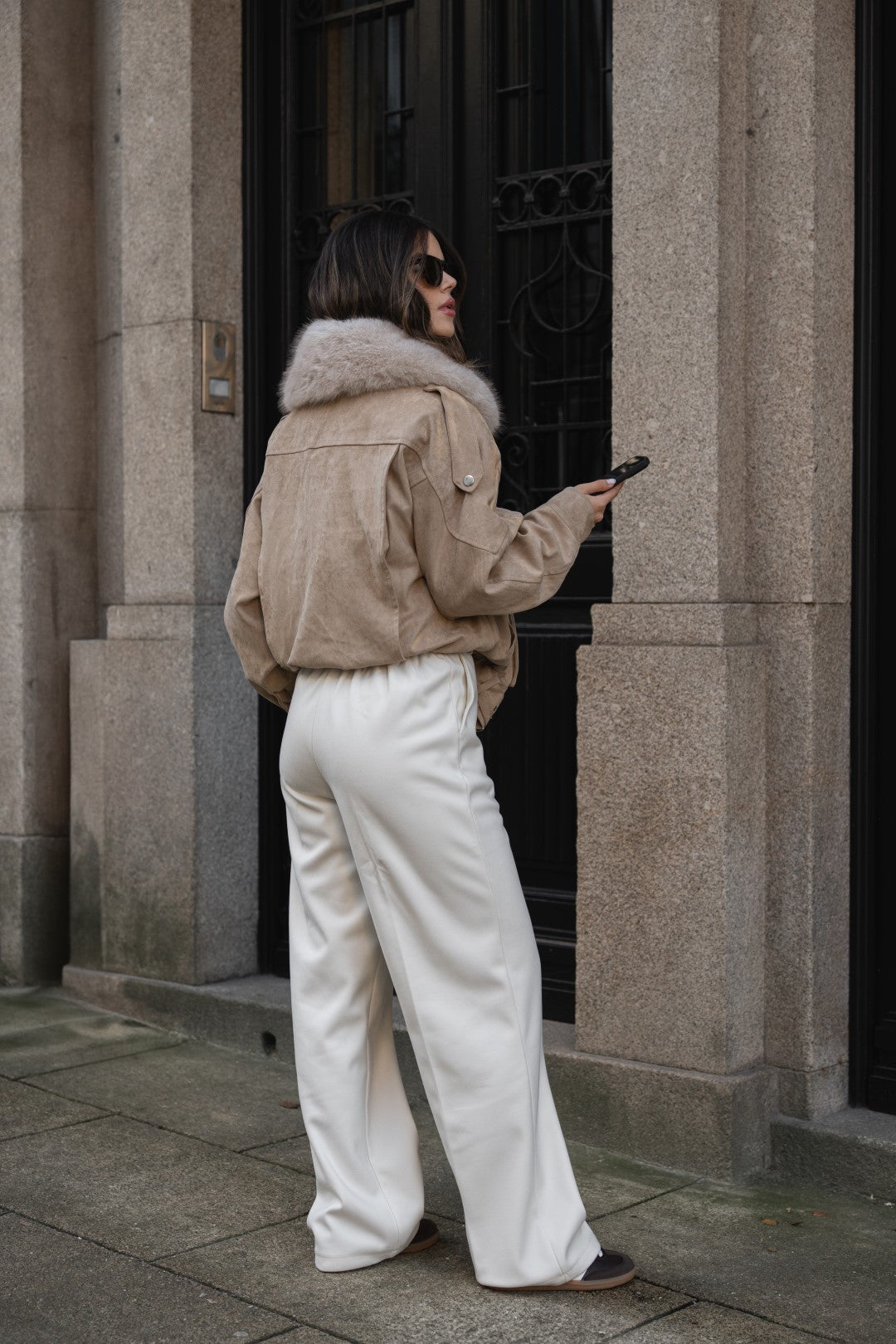 Tailored cut farm trousers