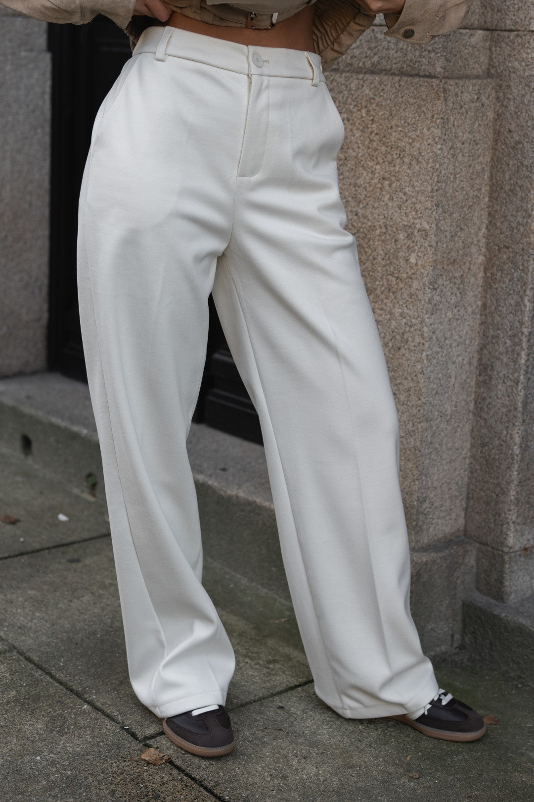 Tailored cut farm trousers